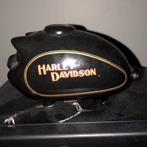 Vintage Harley Davidson piggy bank
